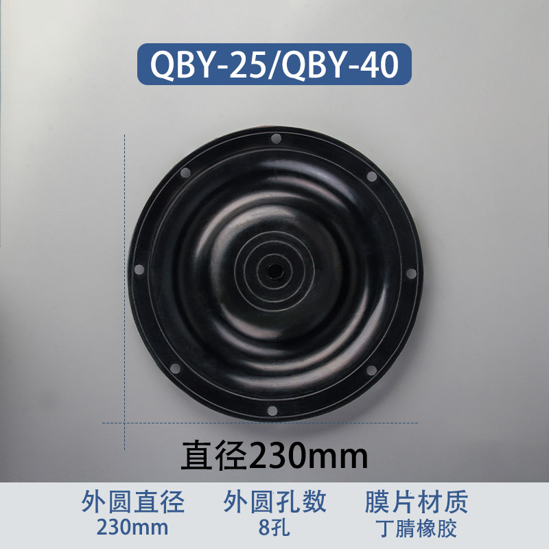 NBR Replacement Diaphragm — 230mm, 5.4mm