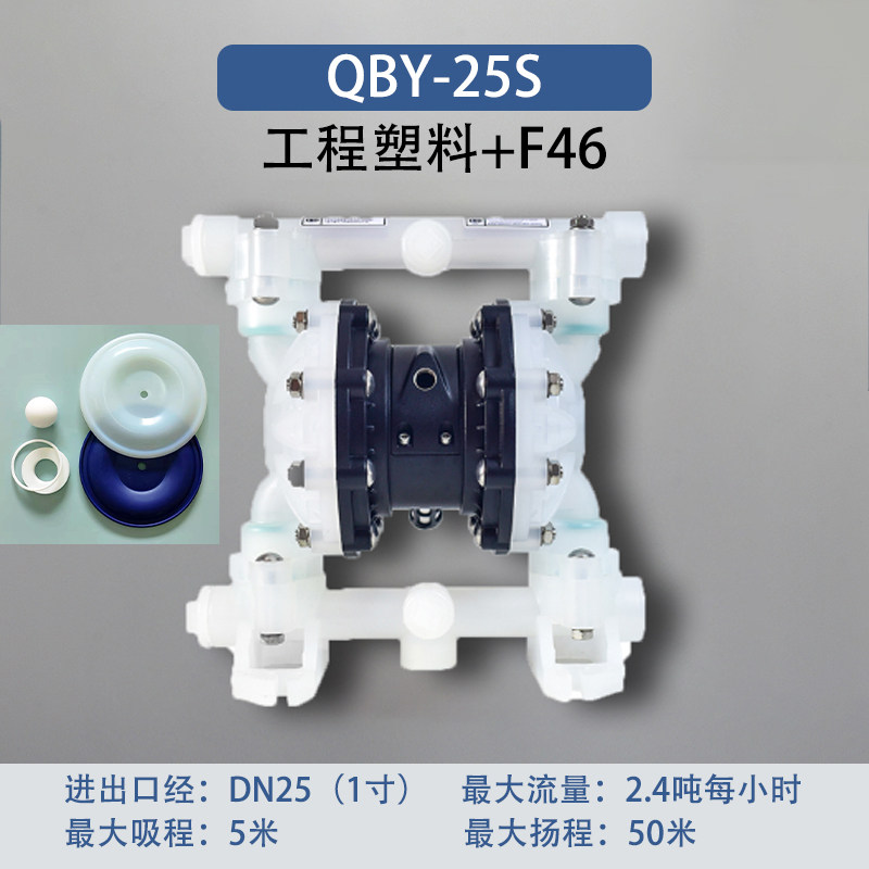 1 in Plastic AODD Pump