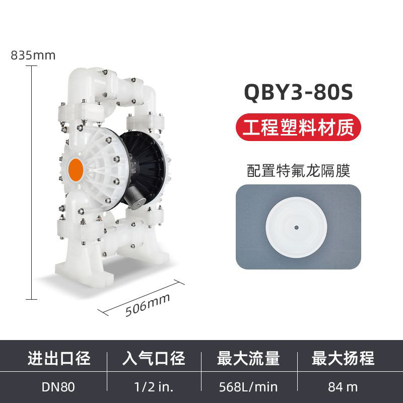 3 in Engineering plastic AODD Pump