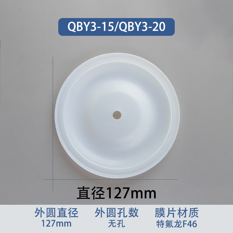 F46 fluoropolymer Replacement Diaphragm — 127mm