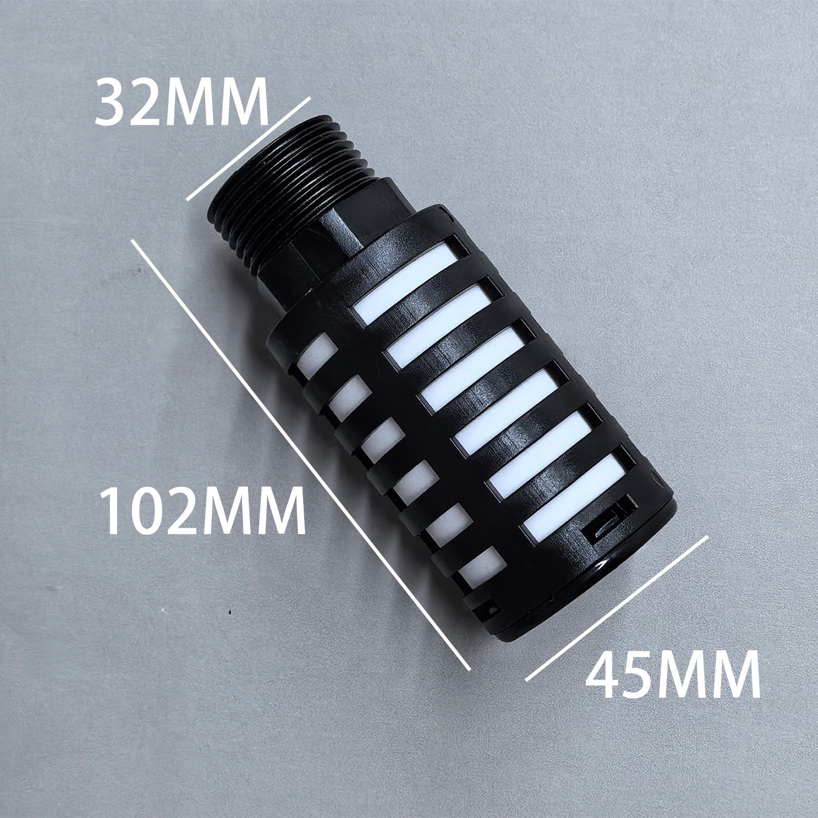 Plastic Exhaust Muffler — 32mm