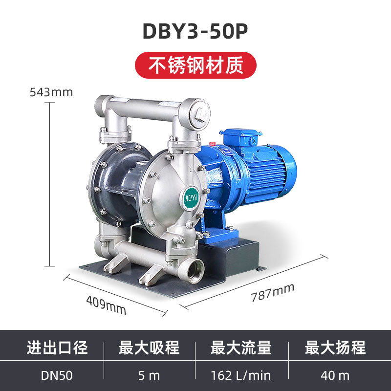 2 in Stainless steel Electric Diaphragm Pump