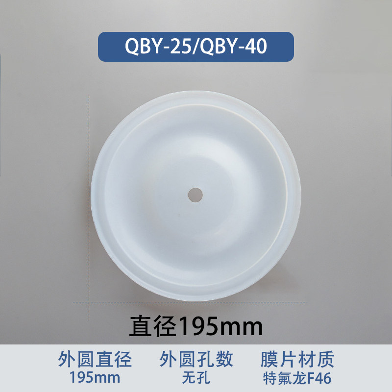 F46 fluoropolymer Replacement Diaphragm — 195mm
