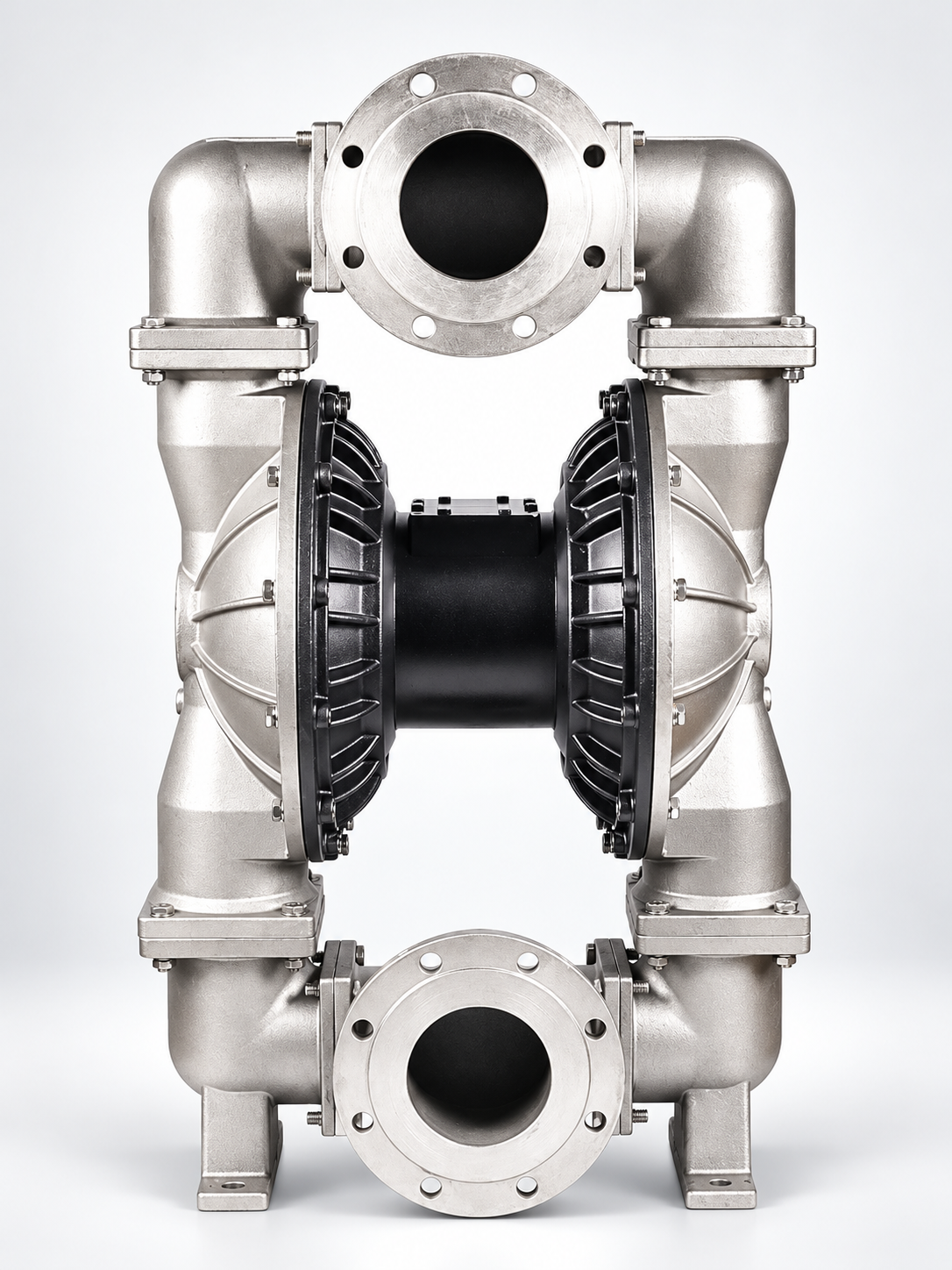 Large-port diaphragm pump